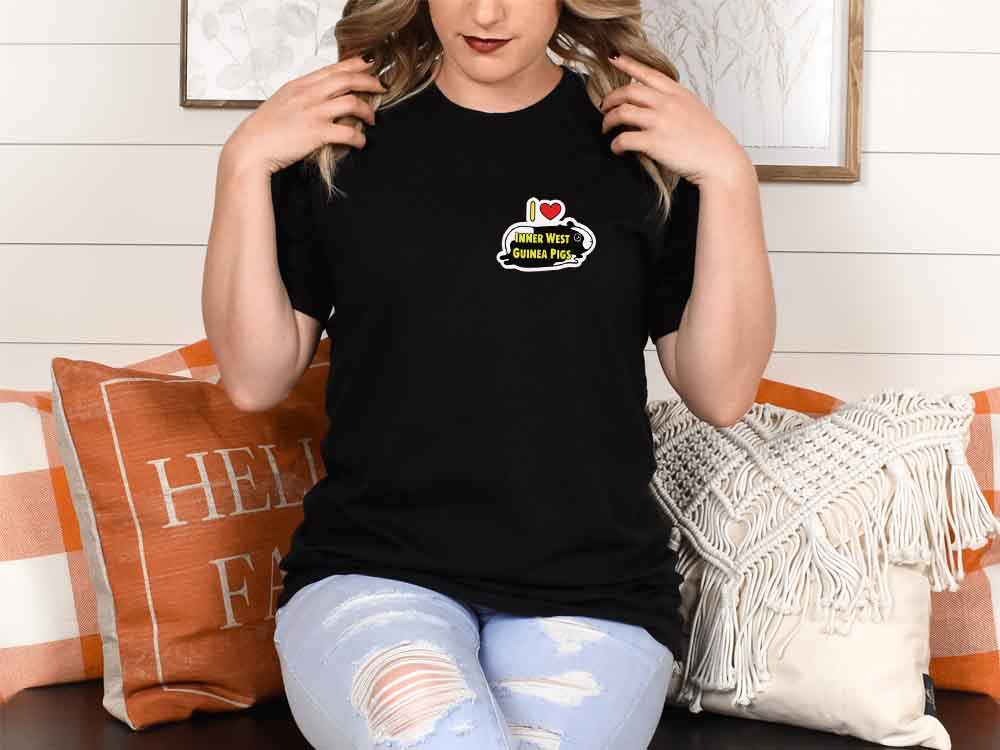 Printed Inner West Guinea Pigs T-shirts - Unisex Fit - Image 5