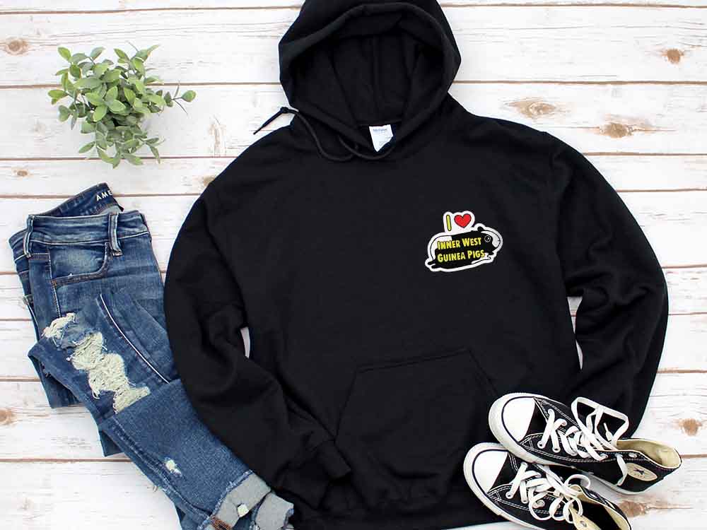 Printed Inner West Guinea Pigs Pull Over Hoodie - Image 2