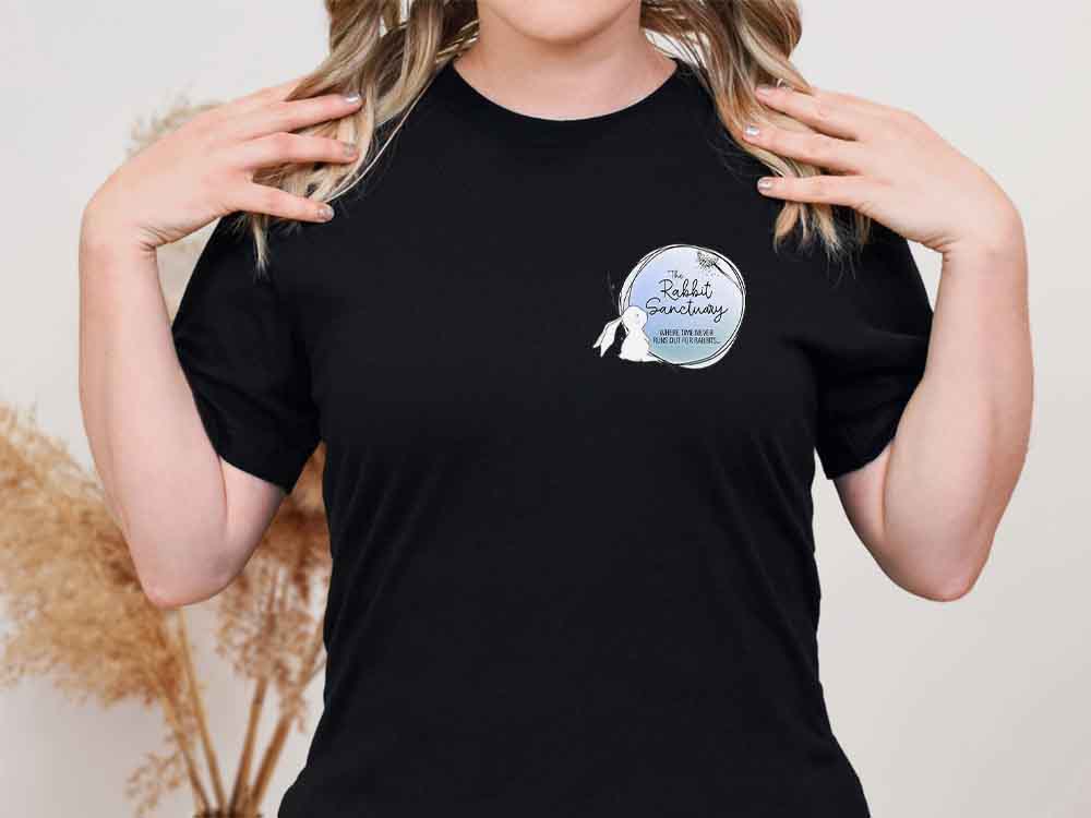 Printed Rabbit Sanctuary T-shirt - Unisex Fit