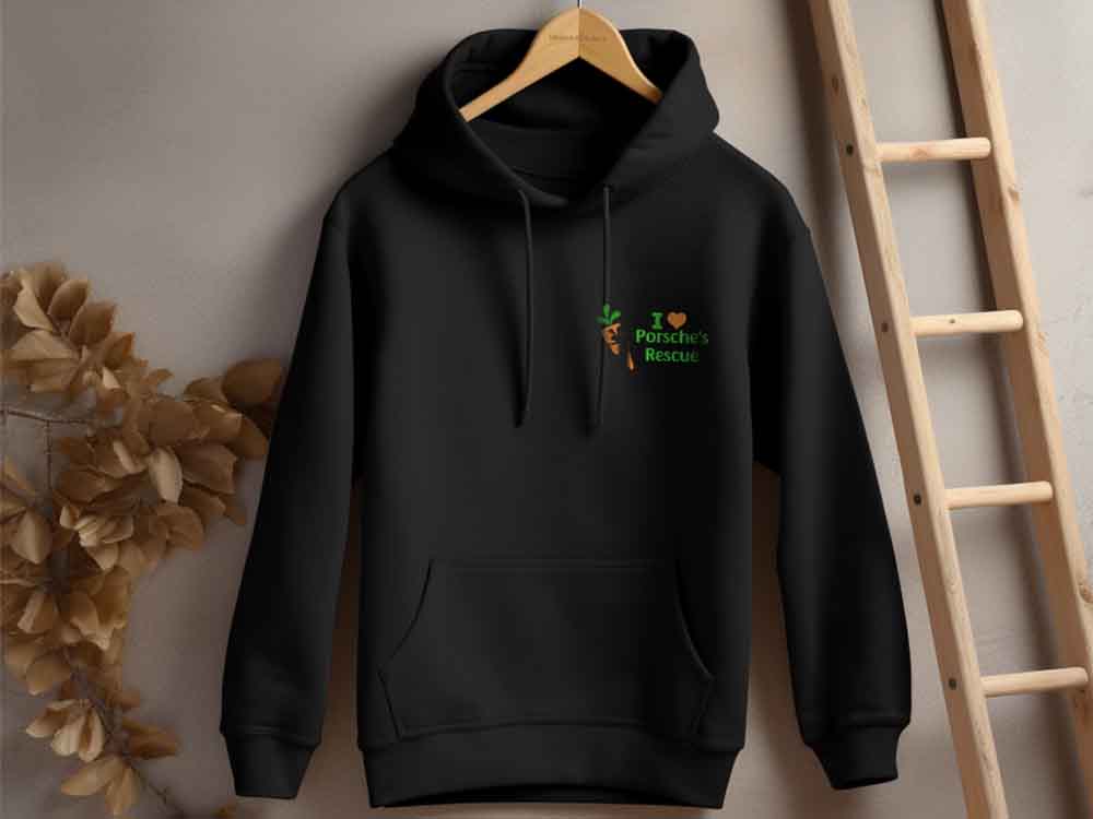 Embroidered Porsches Rescue Pull Over Hoodie - Image 4