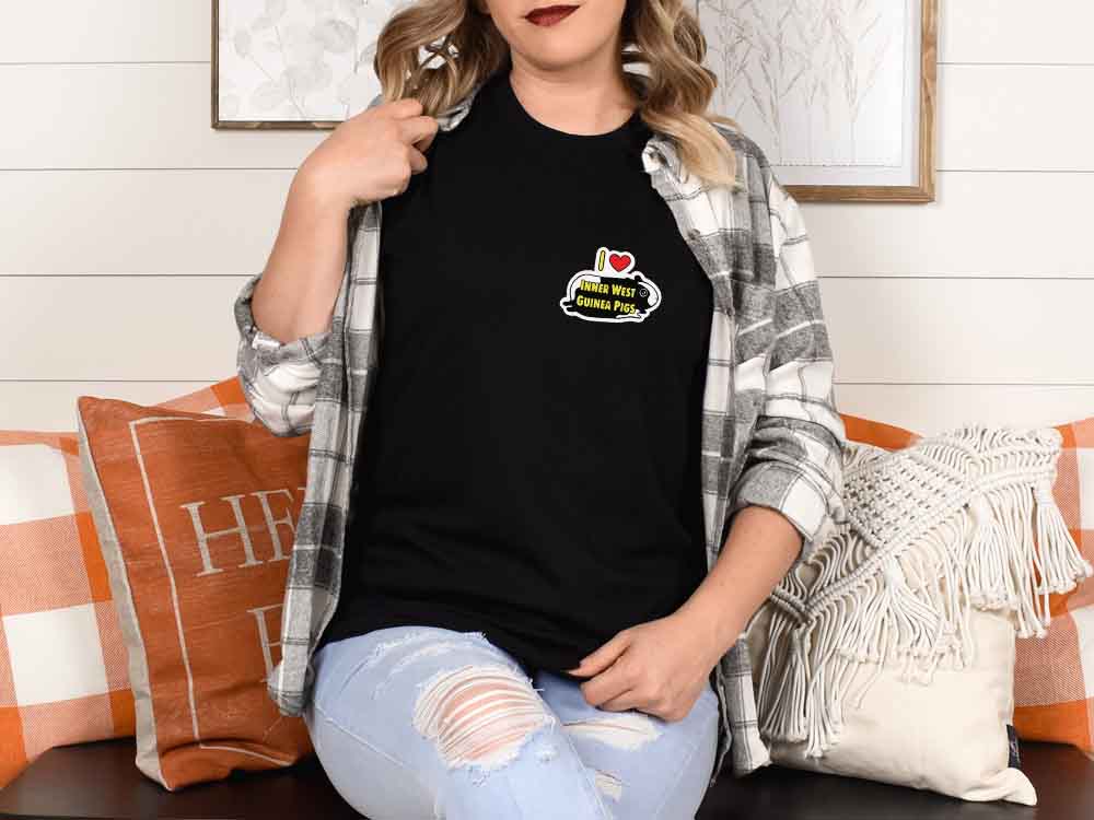 Printed Inner West Guinea Pigs T-shirts - Unisex Fit - Image 2