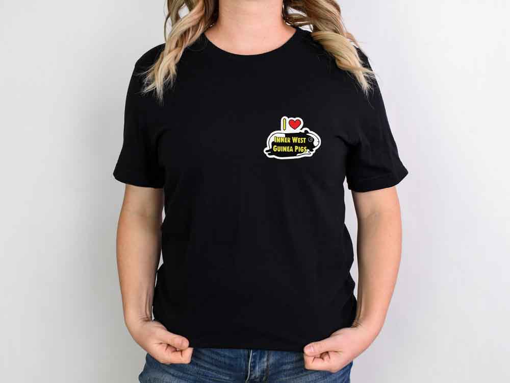 Printed Inner West Guinea Pigs T-shirts - Unisex Fit